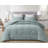 Washed Microfiber Bedding Honeycomb Comforter Set-81915322-81915324
