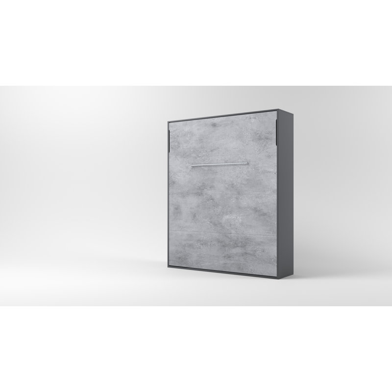 Rechell Murphy Bed, Slate Grey/Bronx, European Kingsize (160 x 200cm)