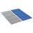 ECR4Kids Everyday Folding Rest Time Mat, 4-Section, 5/8in, Sleeping Pad, 5-Pack-21641978