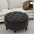 30''  Wide Upholstered Tufted Round Storage Ottoman for Living Room-567444677