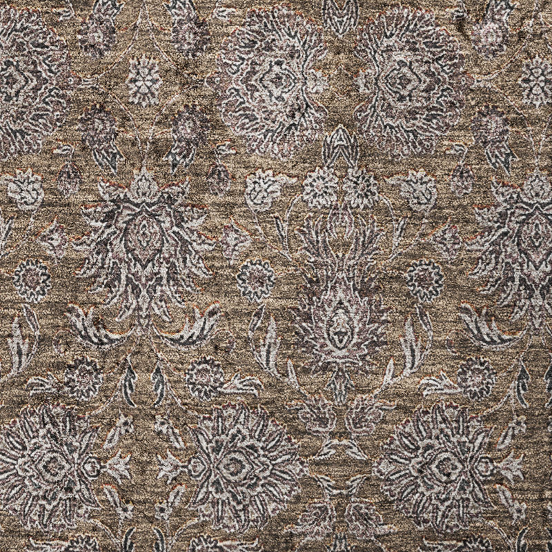 Tapis à poils longs lavable à la machine ADS702, Chocolat, 9 pi x 12 pi