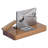 Large Table Top Cigar Cutter, Butcher Guillotine, Walnut