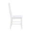 De 2 chaises d'appoint en bois blanc, capacité de poids de 250 lb