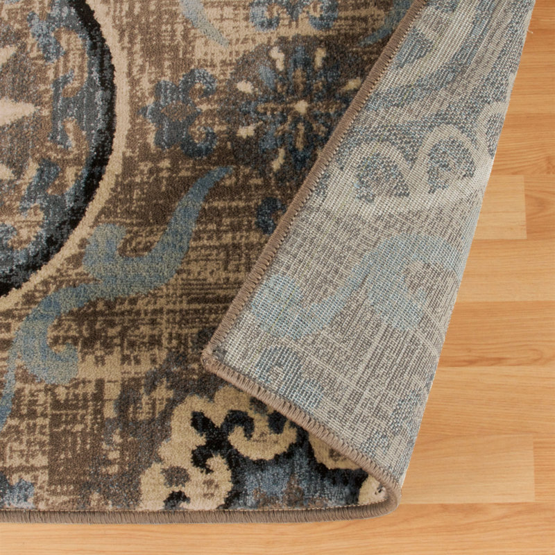 Tapis Jacqulina avec envers antidérapant, Rectangle 2 pi x 3 pi