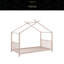 Lit plateforme simple en métal-518296380