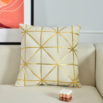 (Covers With Inserts) Set of 2 Starburst Pattern  Throw Pillows
