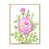 Toile avec cadre flottant brun