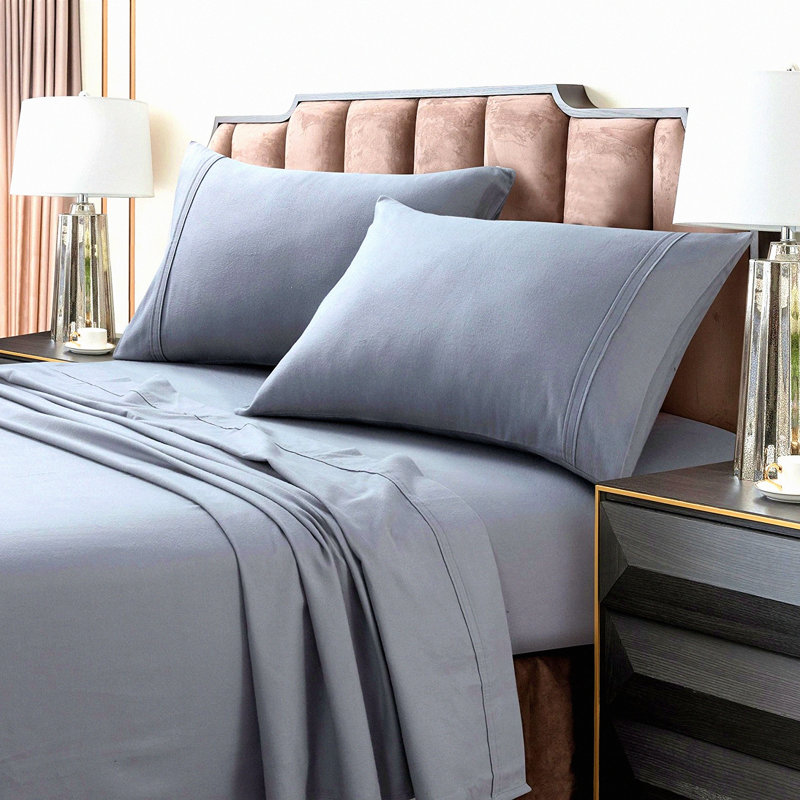 CozyDreams 220GSM Heavyweight Flannel Deep Pocket Sheet Set - Soft, Luxurious, Warm, Breathable, Hypoallergenic, Durable, Cozy, Comfortable, Plush, Bedding
