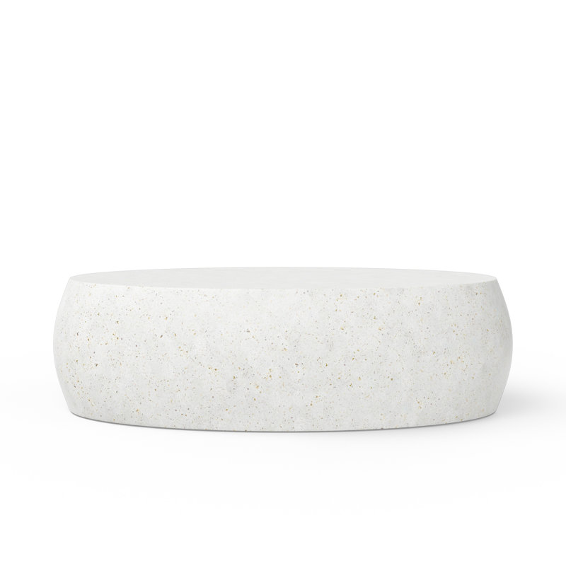 Mixx Coffee Table, Ivory Terrazo