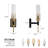 1-Light Dimmable Wall Sconce 