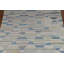 Tapis turc contemporain en laine à motif géométrique Kilim 8 x 11