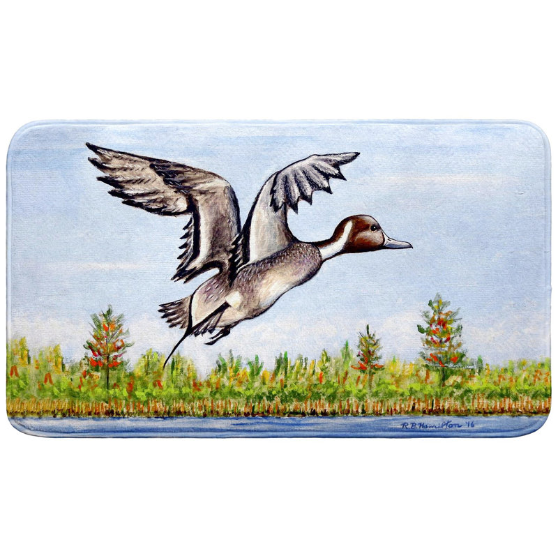 Pintail Duck Bath Mat, 30" L x 18" W