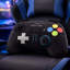  Plush Game Controller Pillow - Black