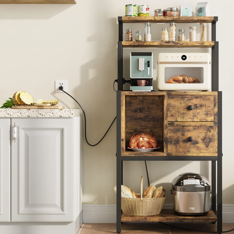 Étagère de boulanger standard 23,6 po Zosma compatible avec les micro-ondes