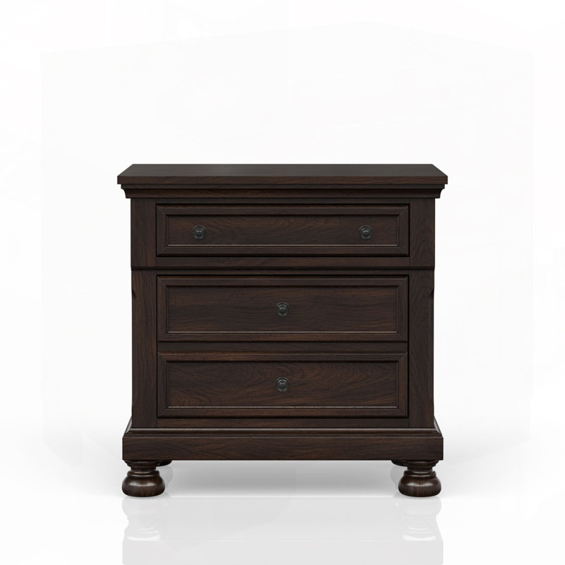 Table de chevet cerise foncée, Cherry