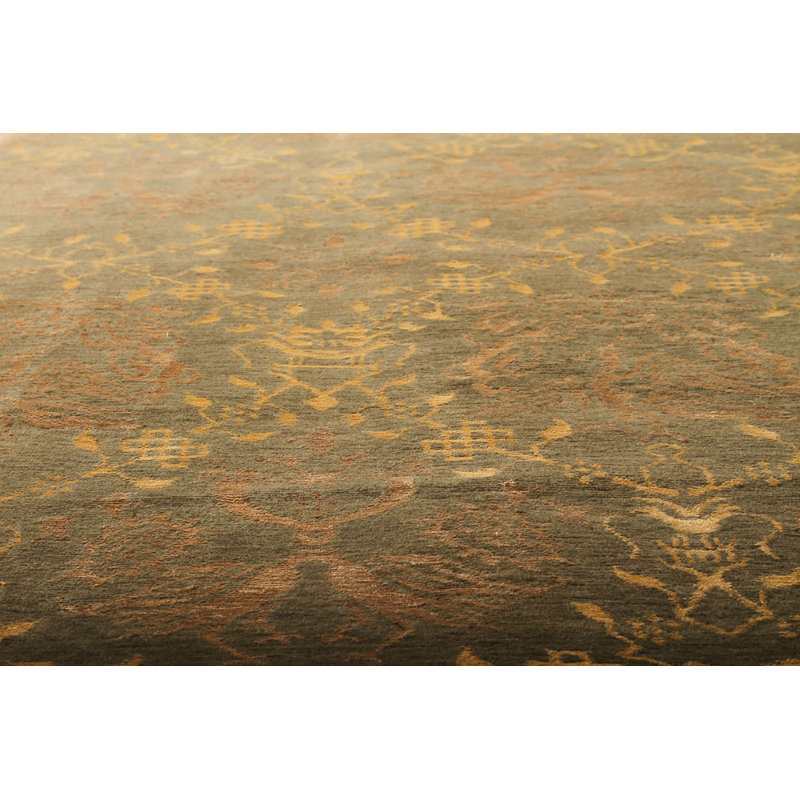 One-of-a-Kind 4'2" X 6' Hand Knotted Area Rug