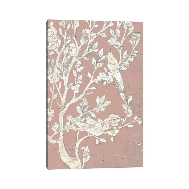 Sweet Chinoiserie II by June Erica Vess - Wrapped Canvas Painting, 20.32 cm H x 30.48 cm W