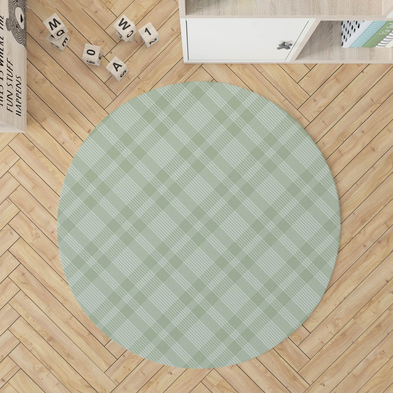 Tapis de jeu Lily Tartan, Vert