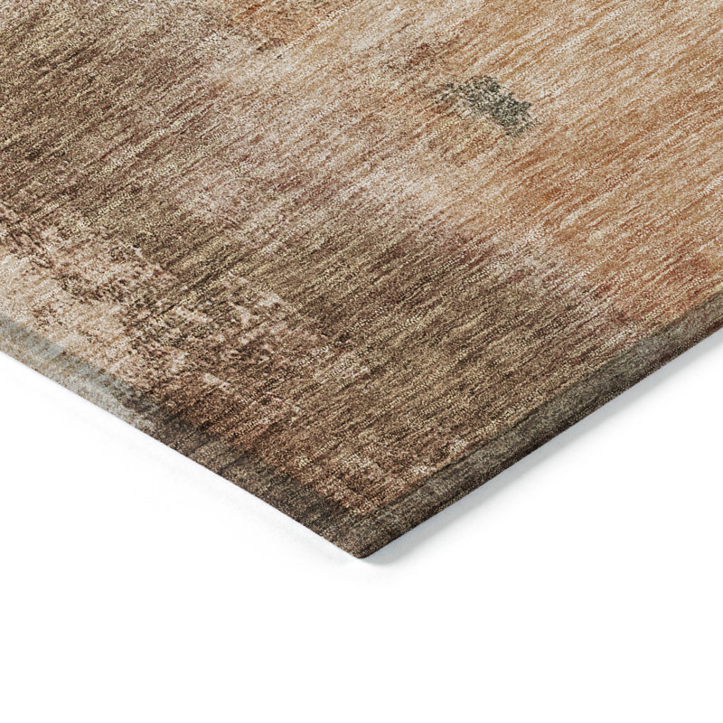 Tapis intérieur / extérieur lavable à la machine Chayil, Rectangle 2'6" x 3'10"