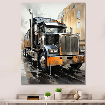 Coupar " Red Semi Truck Custom Classic I "