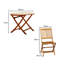 Nayoun 4 - Person Wood Patio Dining Set with Round Table-1657497189-1657497112