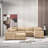 Kessi 8-Piece Upholstered Modern Chenille Fabric Modular Sectional Sofa With Ottoman-1581650783