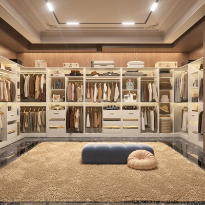 72"-108"Closet System With Drawers