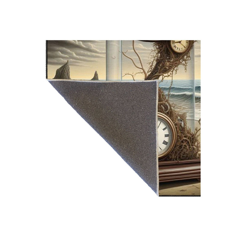 Tapis lavable coloré Broken Air, Carré 3 pi 3 po