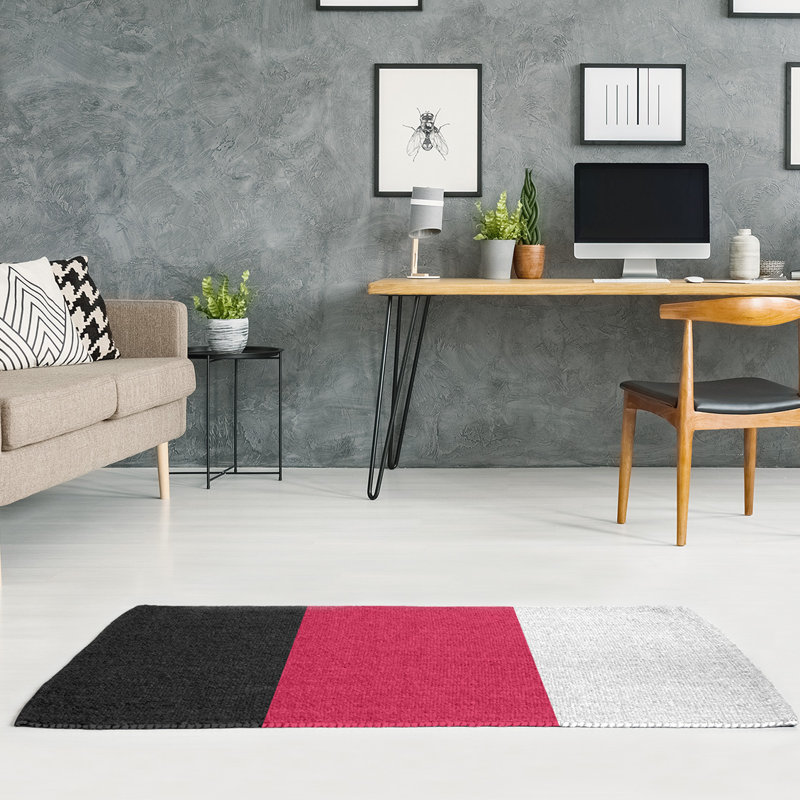 Striped Indoor Rug, Rectangle 7' x 5'