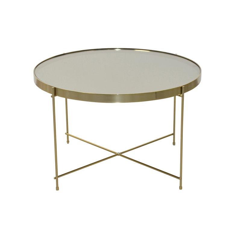 Lacourse coffee table, Gold
