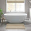 1 tapis de salle de bain 100% coton réversible 100% coton réversible 3 000 x 24 po avec fonction lavable à la machine et aspect dense de 0,5 po-199630003-199629646