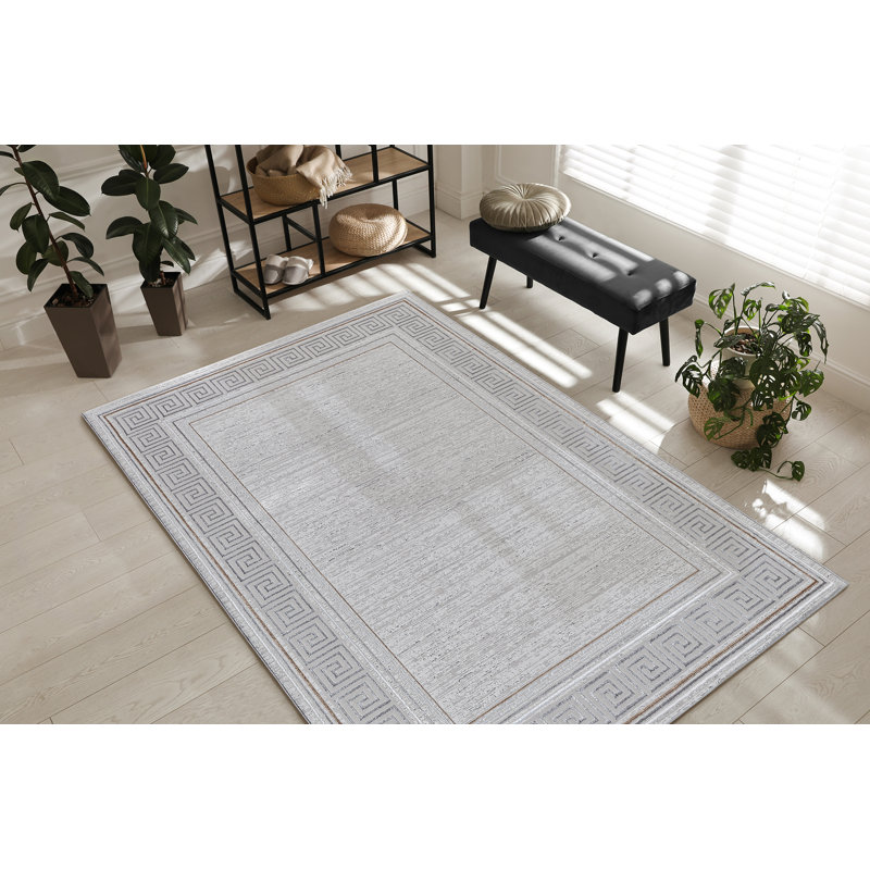 Audey Ikat Area Rug, Rectangle 80 x 150cm