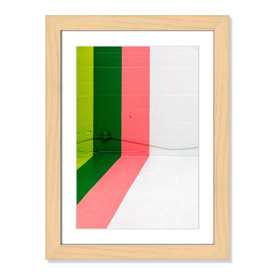 «Happy Bright Stripes», impression encadrée sur papier par Jason Leung