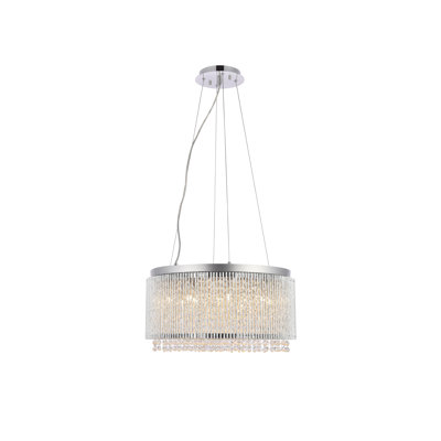 Downes 12 - Light Dimmable Drum Chandelier