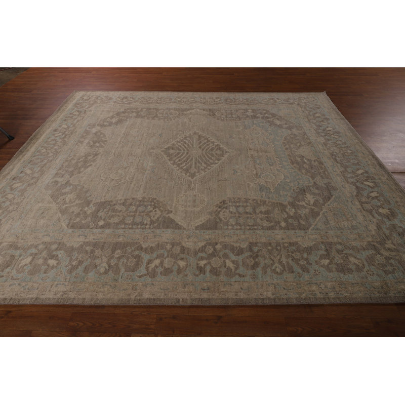 Vegetable Dye Oushak Turkish Area Rug
