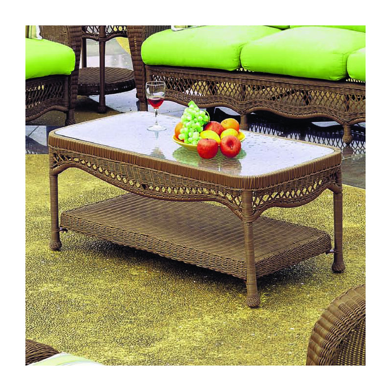 Stonecipher Glass Top Coffee Table