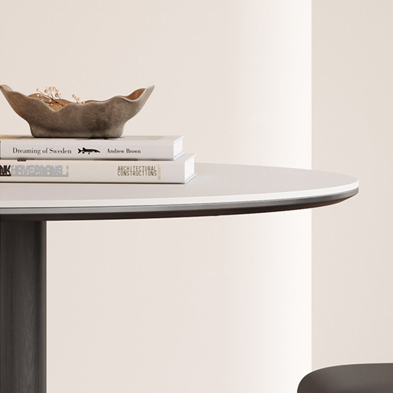 Table de salle à manger en frêne, H 29,53 po x L 39,37 po x l 39,37 po