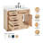 Tidworth 42'' Solid Wood Single Bathroom Vanity with 1.5'' Carrara Quartz Top-985007350-985007344-1003161935