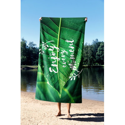 Serviette de plage ultra-douce, 30 x 59 pouces | Microfilament 70% polyester / 30% polyamide | Séchage rapide, léger et compact pour les voyages | Parfait pour la plage, la piscine, la salle de sport et les aventures en plein air