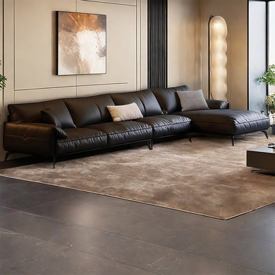 Italian minimalist straight row sofa