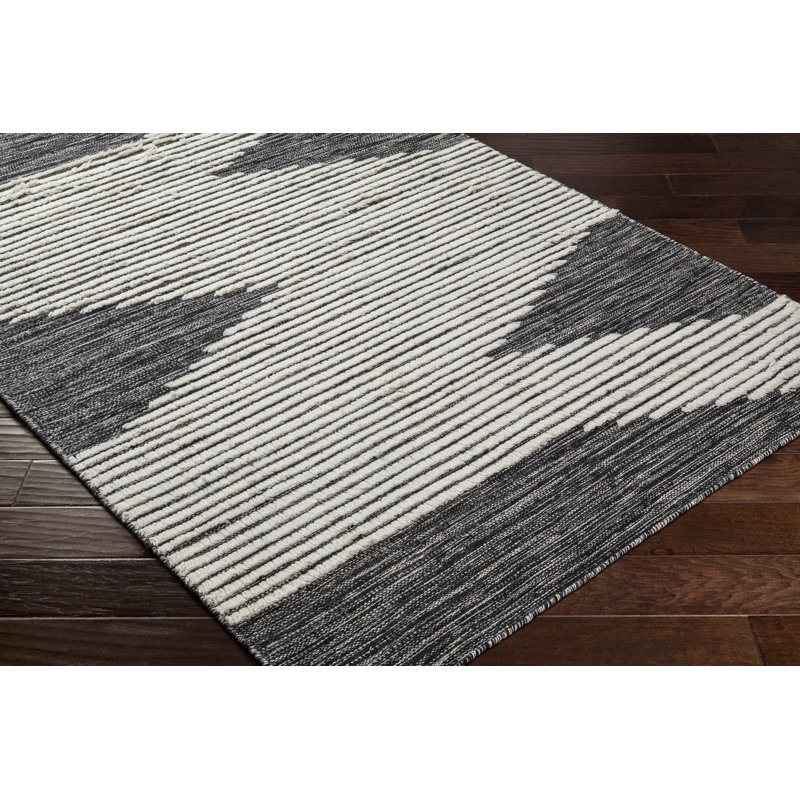 Williamsburg Wool Abstract Indoor Rug, Rectangle 9' x 12'