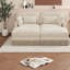 Causeuse profonde modulaire en chenille à assise profonde pour salon