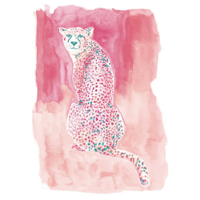 Peinture lumineuse de guépard