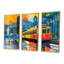 Train to hong kong Pop Art II - ensemble d'art mural hong kong-1667319810-1667319819