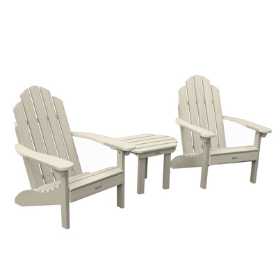 Chaise Adirondack en plastique avec table Anette