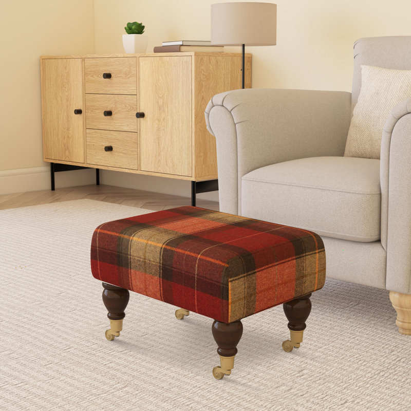 Manufactured Wood Accent Stool, Mahogany