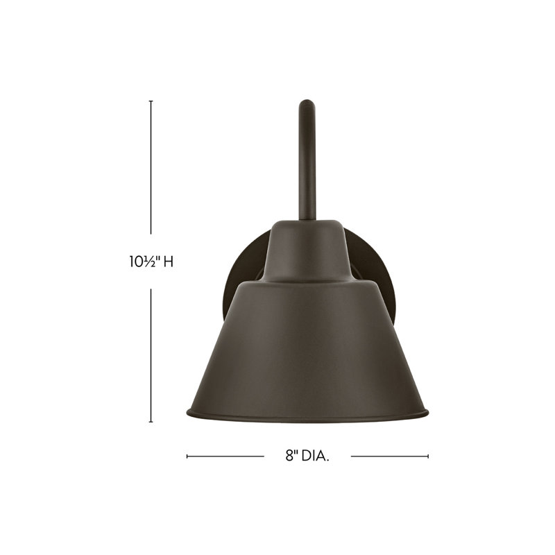 Lark Wes Gooseneck Barn Light, Oil Rubbed Bronze