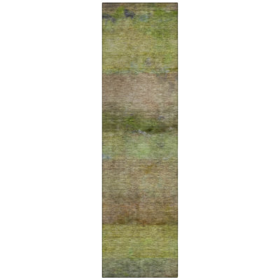 Machine Washable Indoor/Outdoor Chantille ACN2311 Stripes Rug
