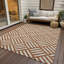 Tapis rectangulaire intérieur / extérieur 1 pi 8 po x 2 pi 6 po Kinslee-1023565205