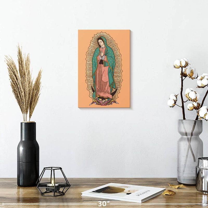 Adella Notre-Dame de Guadalupe, H 12 po x l 8 po
